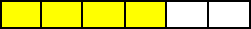 rectangle four sixths yellow